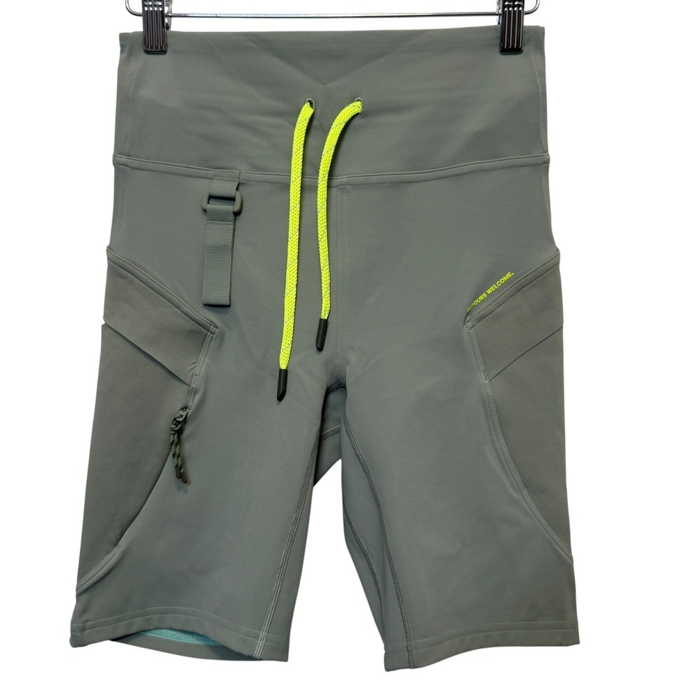 Lululemon Cargo Super High Rise Hiking Shorts 6 Laurel Green Utility Gorpcore